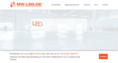 Desktop Screenshot of mw-led.de